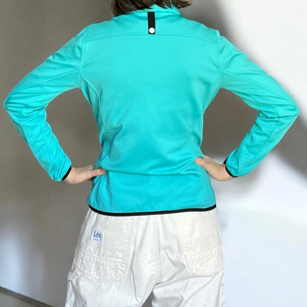 Killtec Turquoise Zip Up Athletic Jacket 6/8 - image 3